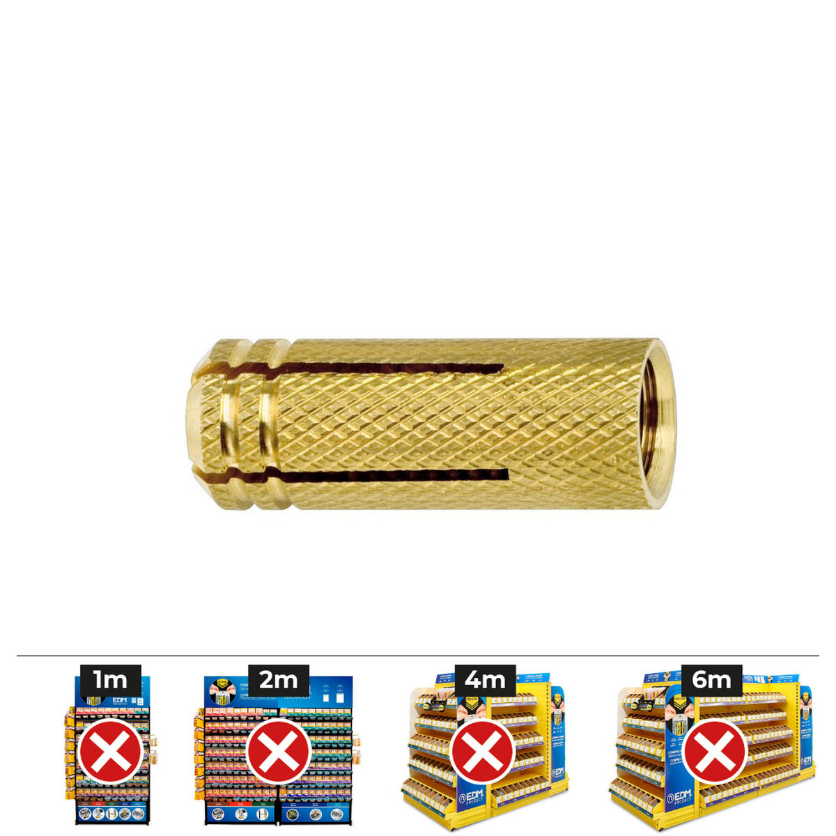 Studs CELO ME M6 Ø 8 x 23 mm (100 Units)